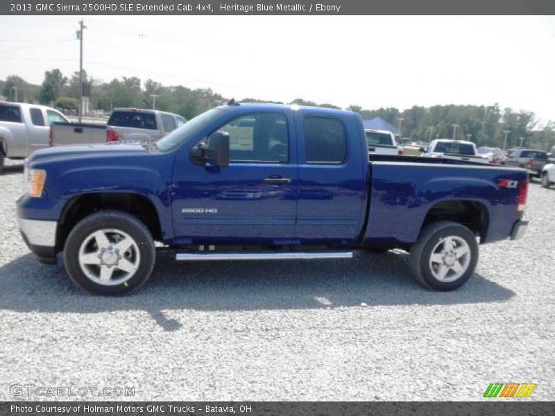  2013 Sierra 2500HD SLE Extended Cab 4x4 Heritage Blue Metallic