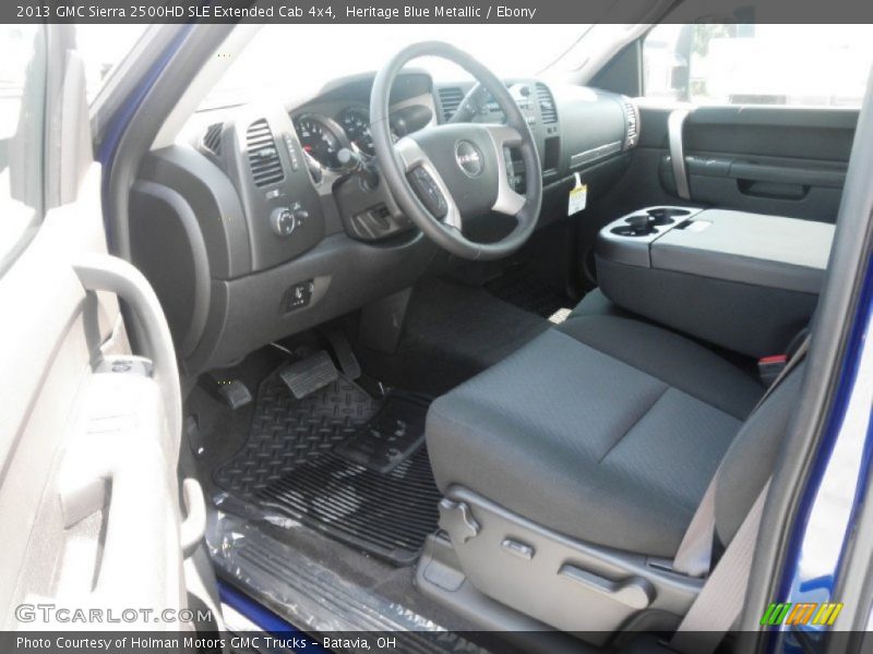  2013 Sierra 2500HD SLE Extended Cab 4x4 Ebony Interior