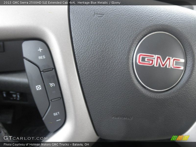 Controls of 2013 Sierra 2500HD SLE Extended Cab 4x4