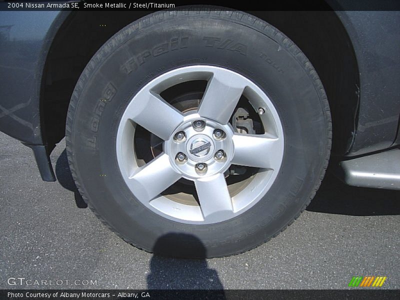 Smoke Metallic / Steel/Titanium 2004 Nissan Armada SE