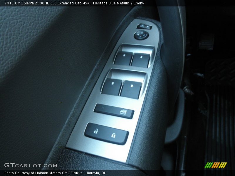 Heritage Blue Metallic / Ebony 2013 GMC Sierra 2500HD SLE Extended Cab 4x4