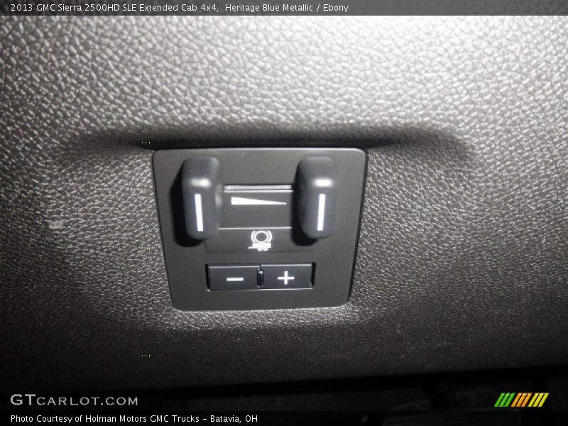 Heritage Blue Metallic / Ebony 2013 GMC Sierra 2500HD SLE Extended Cab 4x4
