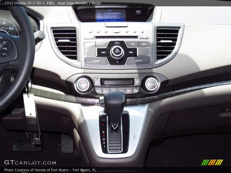 Opal Sage Metallic / Beige 2012 Honda CR-V EX-L 4WD