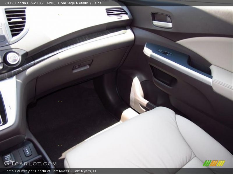 Opal Sage Metallic / Beige 2012 Honda CR-V EX-L 4WD