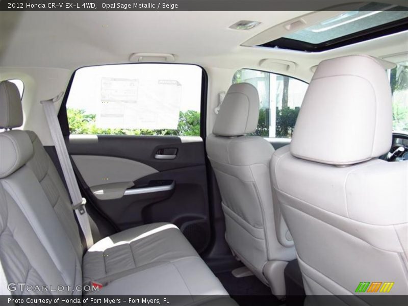 Opal Sage Metallic / Beige 2012 Honda CR-V EX-L 4WD