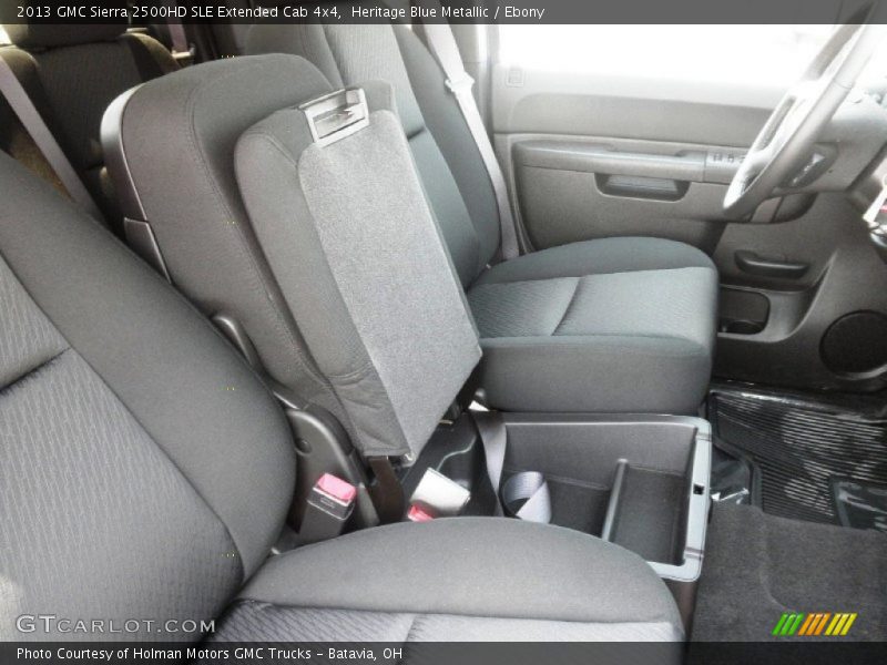 Heritage Blue Metallic / Ebony 2013 GMC Sierra 2500HD SLE Extended Cab 4x4