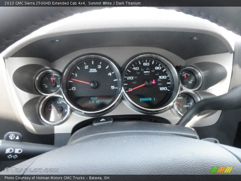  2013 Sierra 2500HD Extended Cab 4x4 Extended Cab 4x4 Gauges