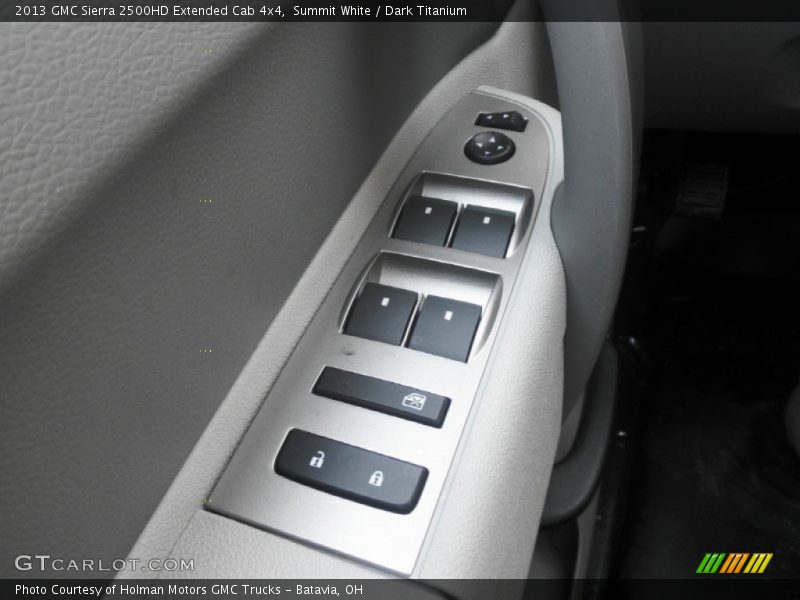 Summit White / Dark Titanium 2013 GMC Sierra 2500HD Extended Cab 4x4