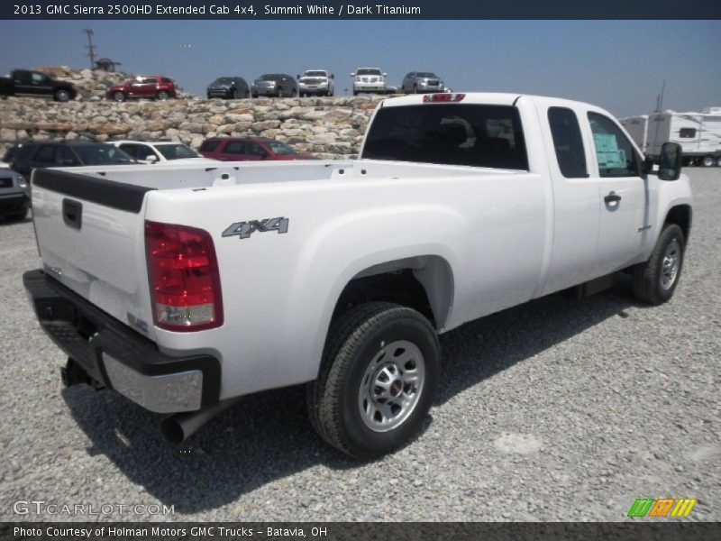 Summit White / Dark Titanium 2013 GMC Sierra 2500HD Extended Cab 4x4