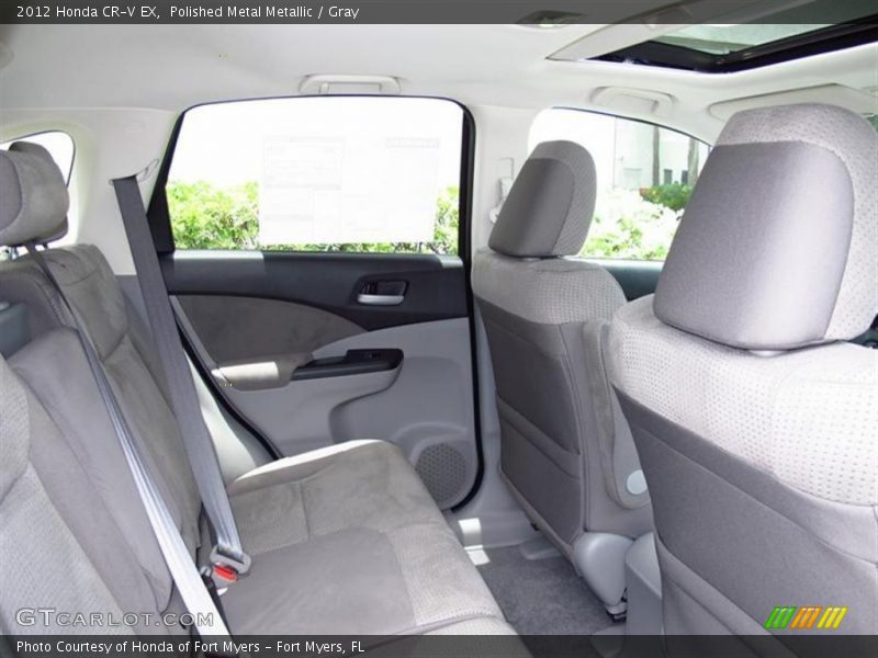 Polished Metal Metallic / Gray 2012 Honda CR-V EX