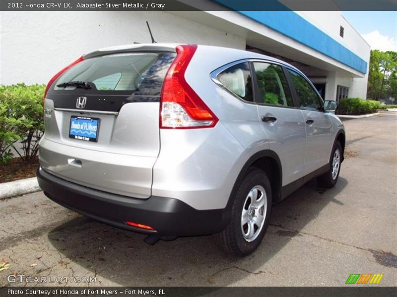 Alabaster Silver Metallic / Gray 2012 Honda CR-V LX