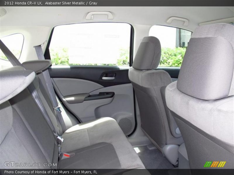 Alabaster Silver Metallic / Gray 2012 Honda CR-V LX