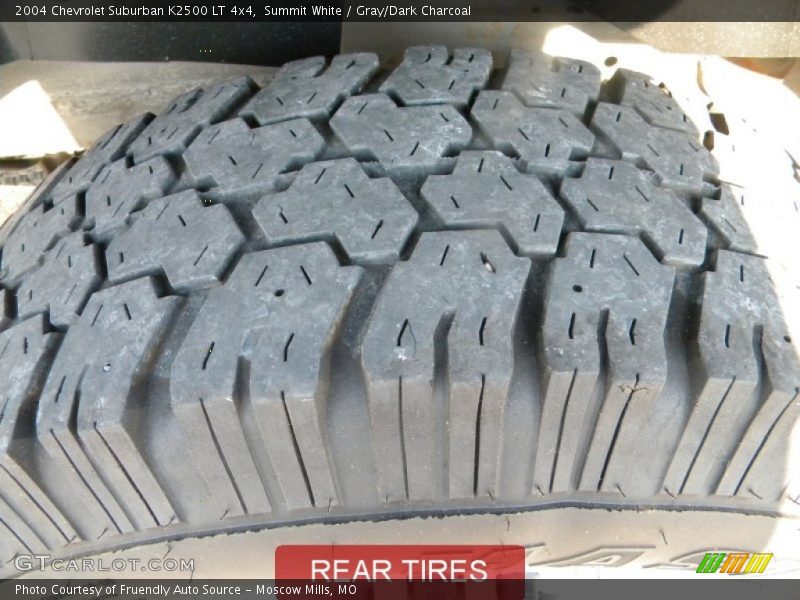 Summit White / Gray/Dark Charcoal 2004 Chevrolet Suburban K2500 LT 4x4
