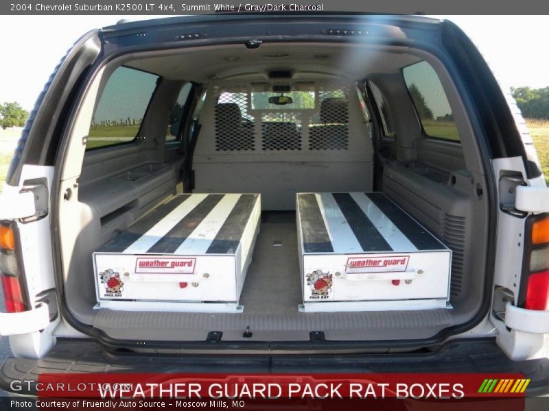 Summit White / Gray/Dark Charcoal 2004 Chevrolet Suburban K2500 LT 4x4