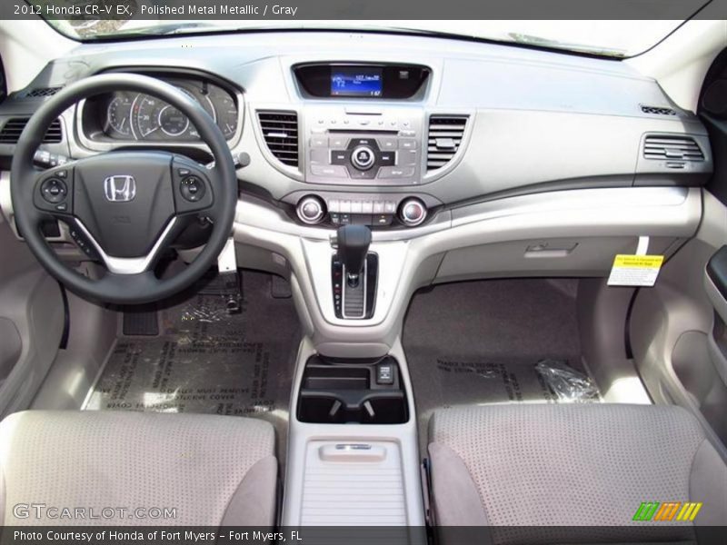 Polished Metal Metallic / Gray 2012 Honda CR-V EX
