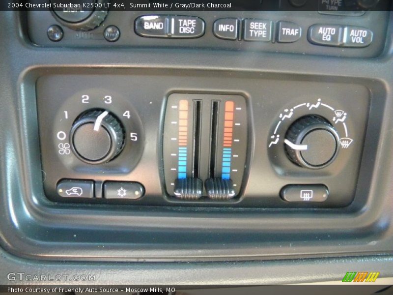 Summit White / Gray/Dark Charcoal 2004 Chevrolet Suburban K2500 LT 4x4