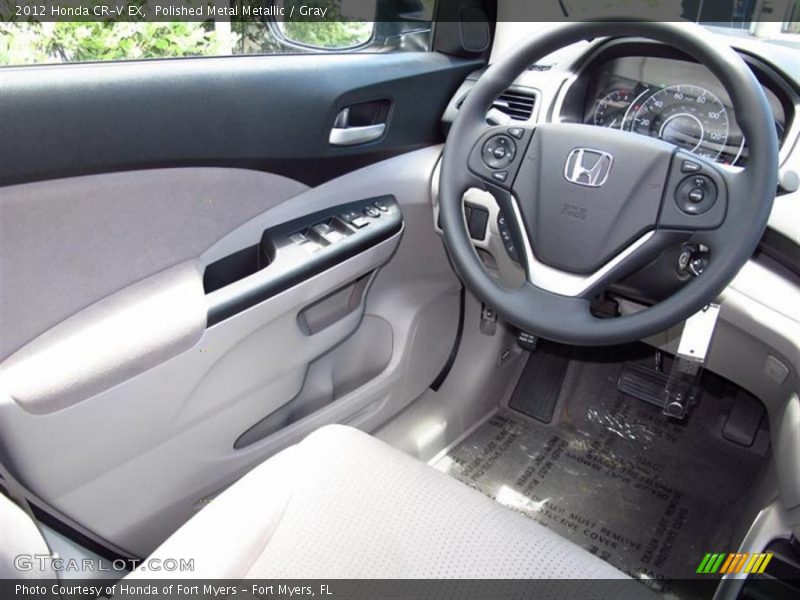 Polished Metal Metallic / Gray 2012 Honda CR-V EX