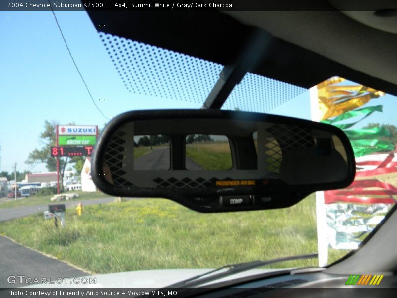 Summit White / Gray/Dark Charcoal 2004 Chevrolet Suburban K2500 LT 4x4