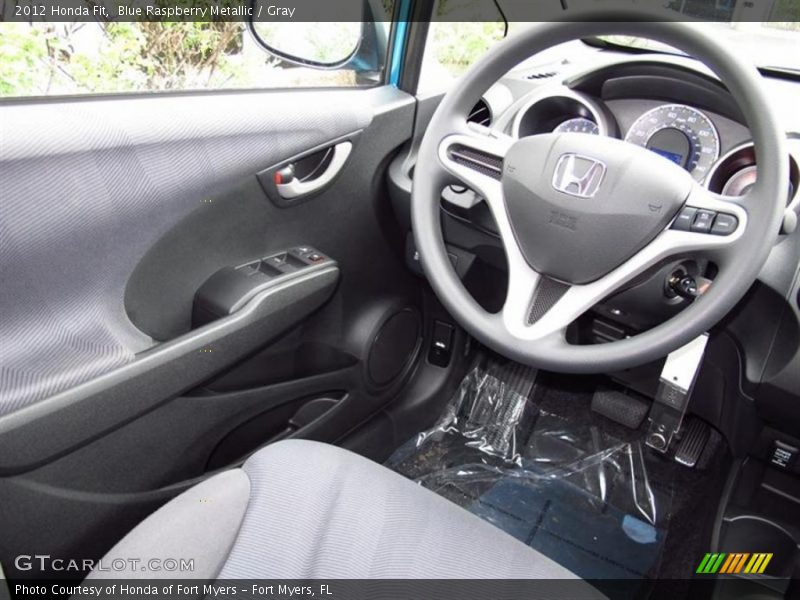 Blue Raspberry Metallic / Gray 2012 Honda Fit
