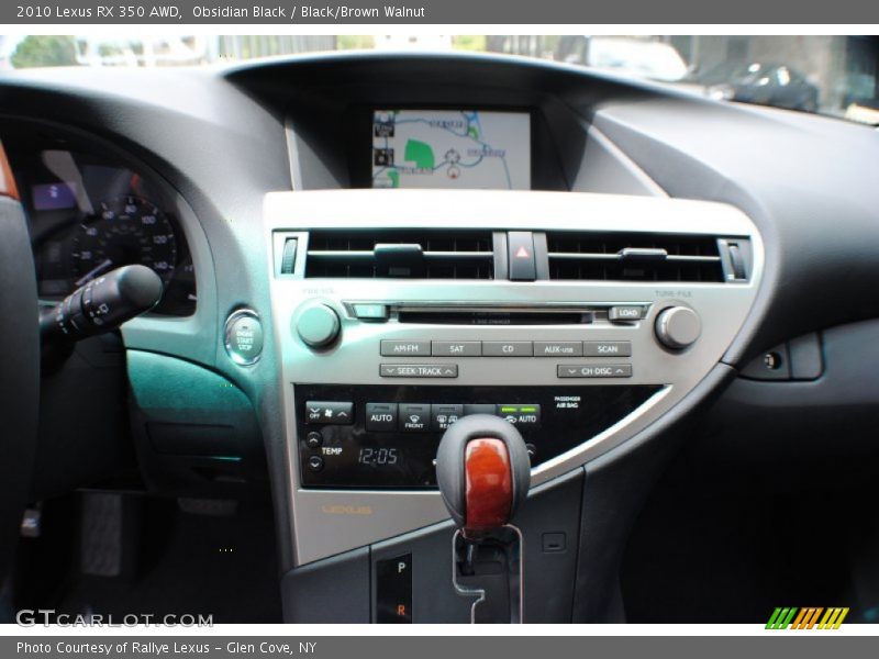 Obsidian Black / Black/Brown Walnut 2010 Lexus RX 350 AWD