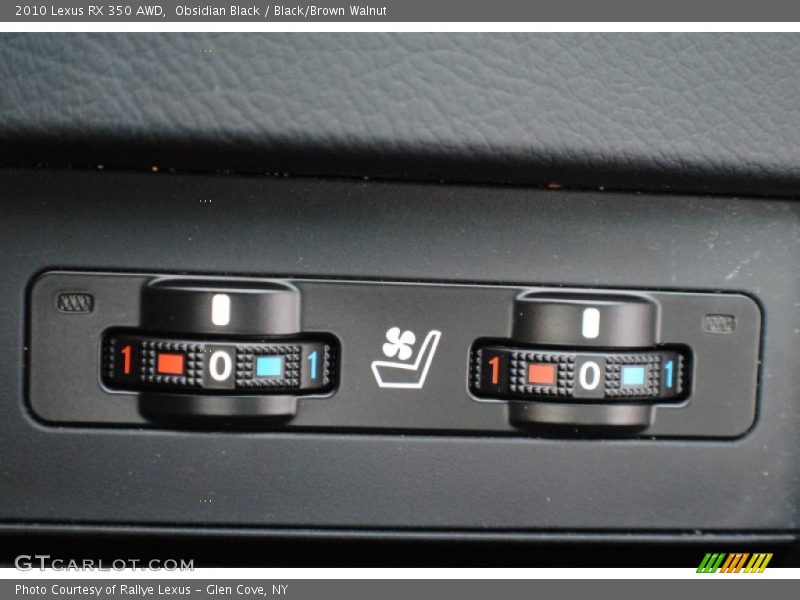 Obsidian Black / Black/Brown Walnut 2010 Lexus RX 350 AWD