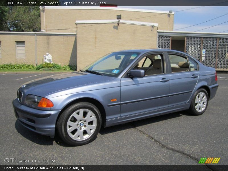 Topaz Blue Metallic / Sand 2001 BMW 3 Series 325xi Sedan