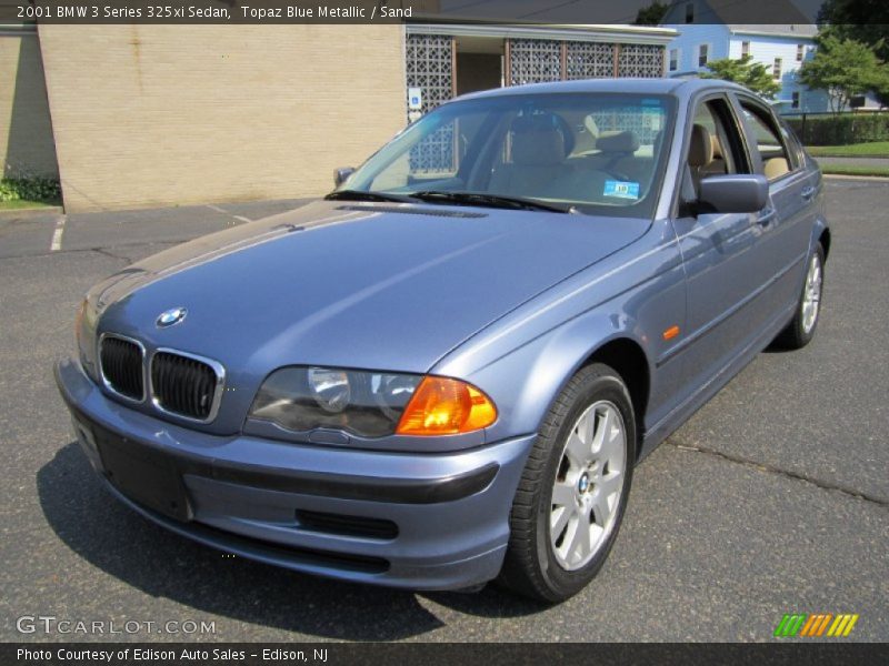 Topaz Blue Metallic / Sand 2001 BMW 3 Series 325xi Sedan
