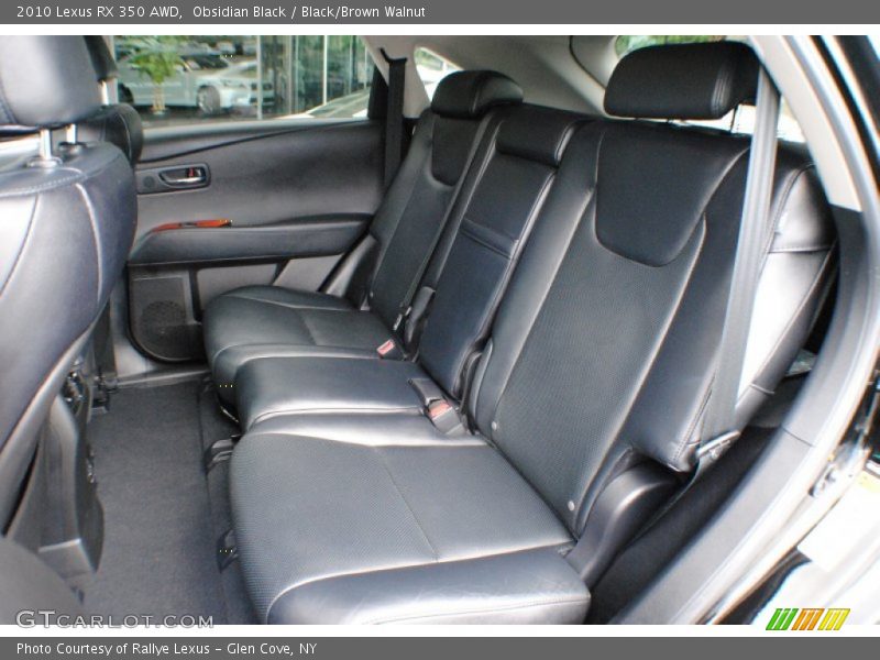 Obsidian Black / Black/Brown Walnut 2010 Lexus RX 350 AWD