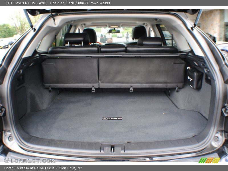 Obsidian Black / Black/Brown Walnut 2010 Lexus RX 350 AWD