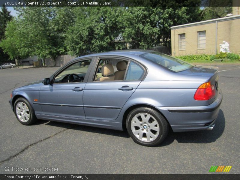 Topaz Blue Metallic / Sand 2001 BMW 3 Series 325xi Sedan