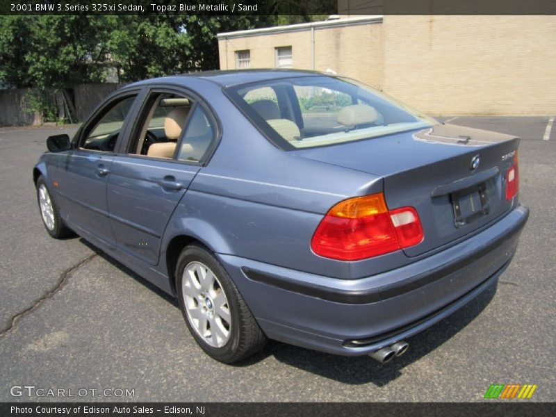Topaz Blue Metallic / Sand 2001 BMW 3 Series 325xi Sedan