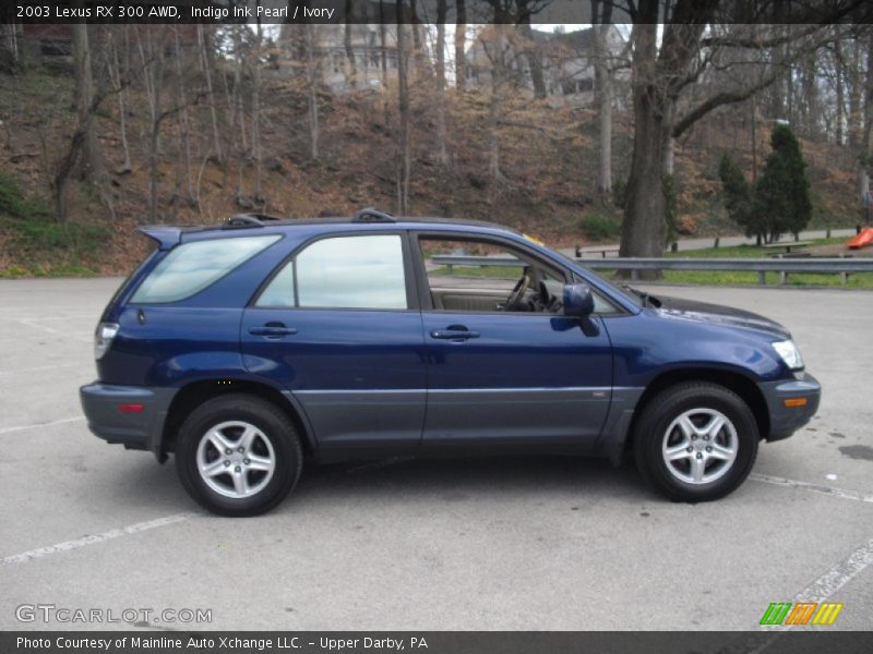 Indigo Ink Pearl / Ivory 2003 Lexus RX 300 AWD
