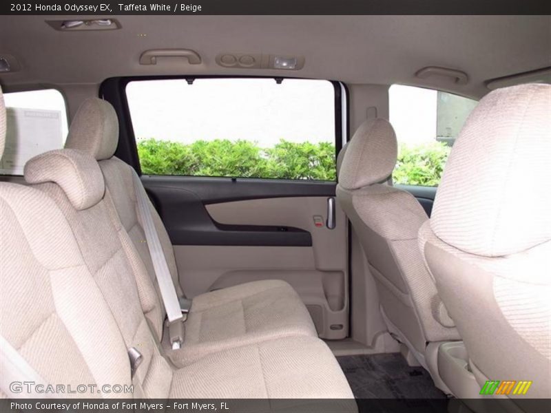 Taffeta White / Beige 2012 Honda Odyssey EX