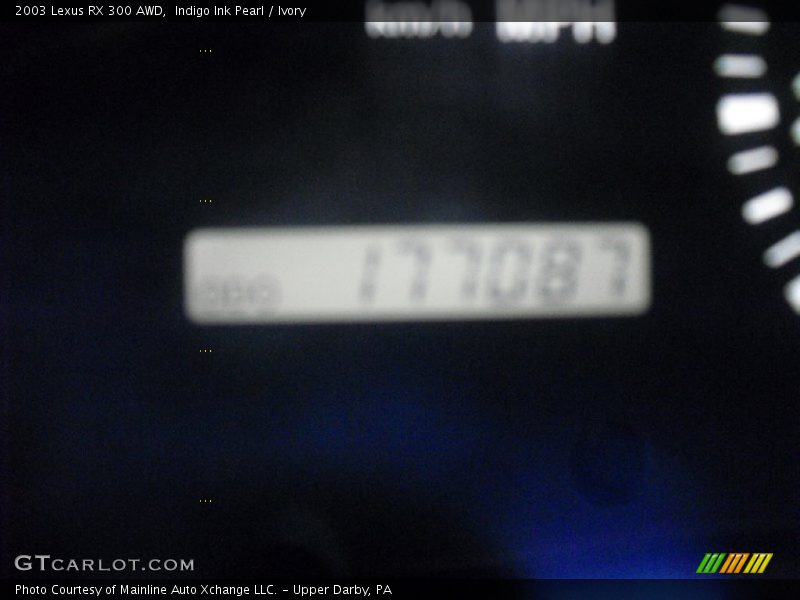 Indigo Ink Pearl / Ivory 2003 Lexus RX 300 AWD