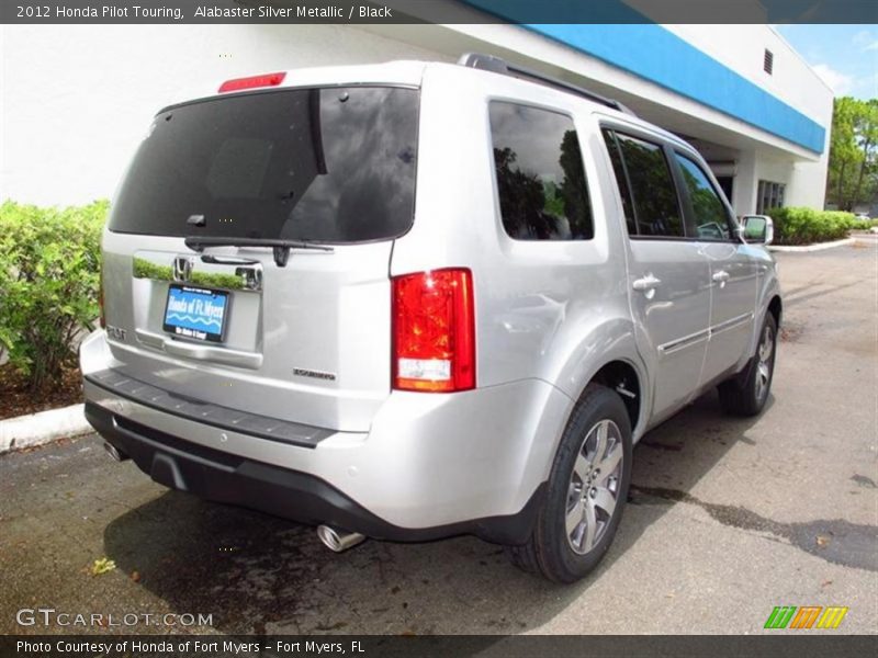 Alabaster Silver Metallic / Black 2012 Honda Pilot Touring