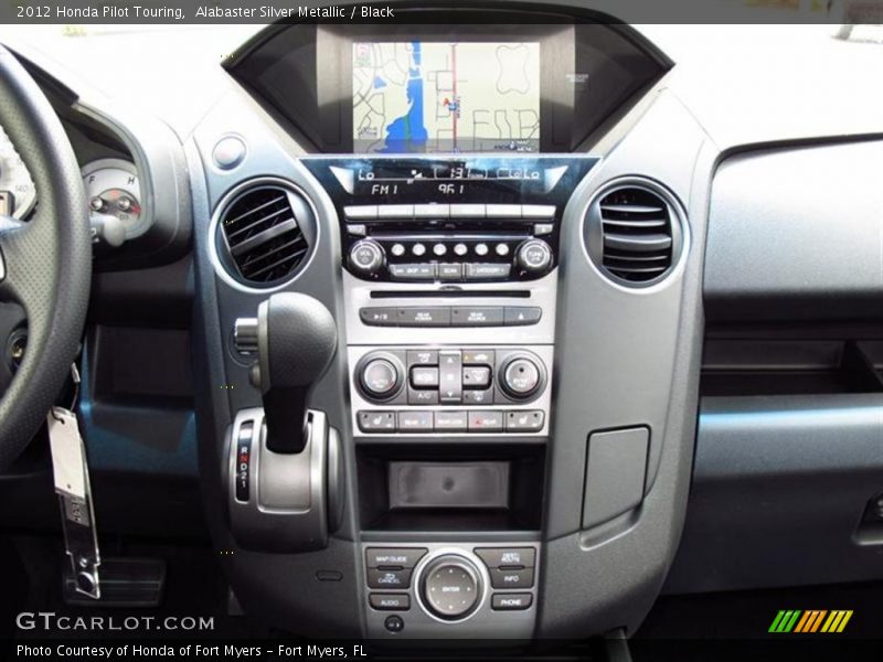 Alabaster Silver Metallic / Black 2012 Honda Pilot Touring
