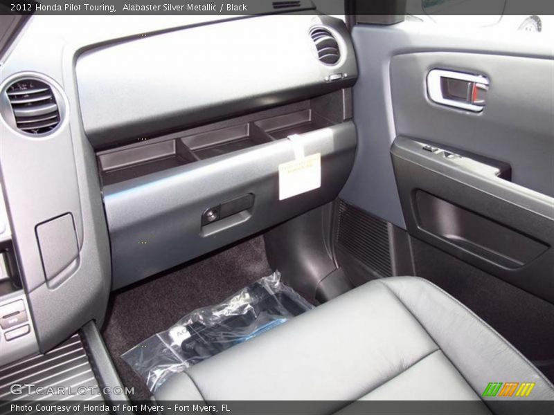 Alabaster Silver Metallic / Black 2012 Honda Pilot Touring