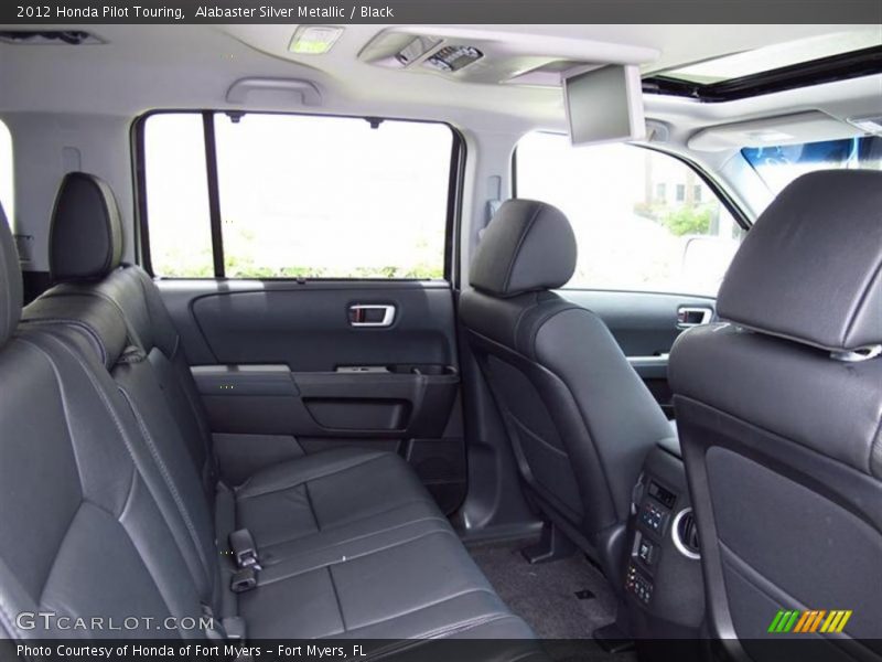 Alabaster Silver Metallic / Black 2012 Honda Pilot Touring