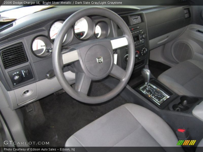 Bright Silver Metallic / Dark Slate Gray/Light Graystone 2006 Dodge Charger SE