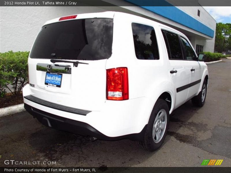 Taffeta White / Gray 2012 Honda Pilot LX