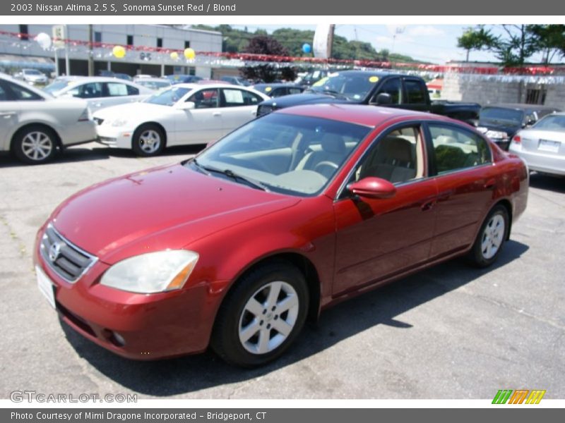 Sonoma Sunset Red / Blond 2003 Nissan Altima 2.5 S