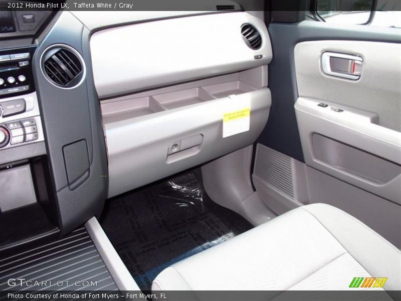 Taffeta White / Gray 2012 Honda Pilot LX