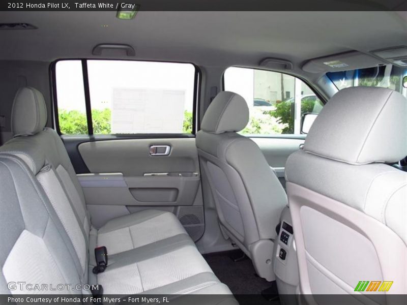Taffeta White / Gray 2012 Honda Pilot LX