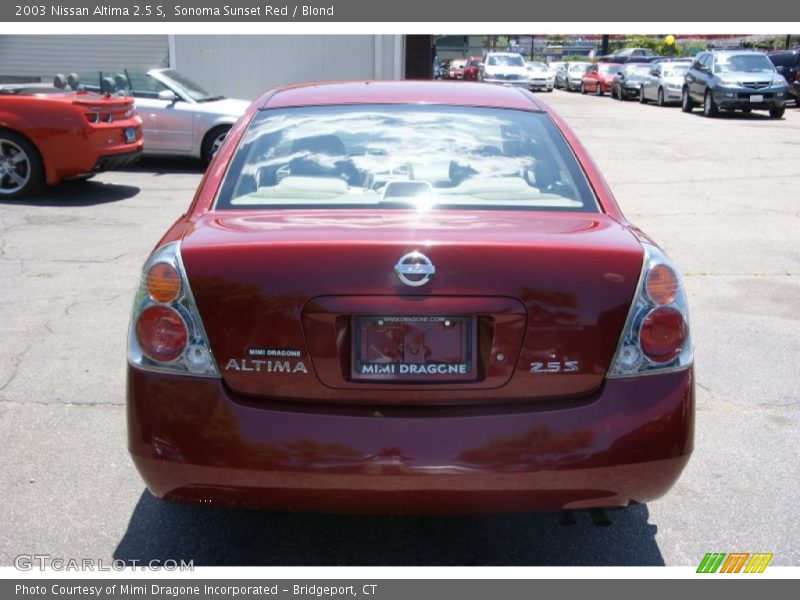 Sonoma Sunset Red / Blond 2003 Nissan Altima 2.5 S