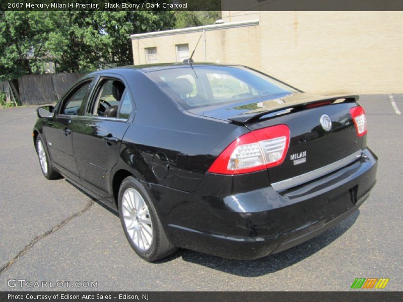 Black Ebony / Dark Charcoal 2007 Mercury Milan I4 Premier
