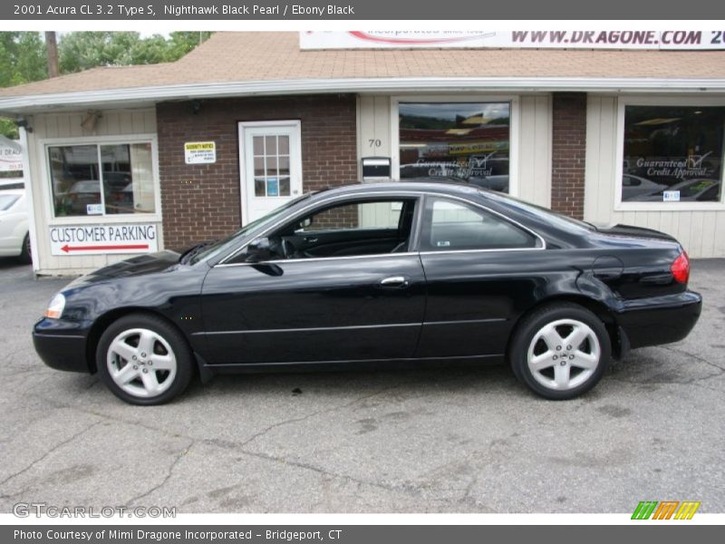 Nighthawk Black Pearl / Ebony Black 2001 Acura CL 3.2 Type S