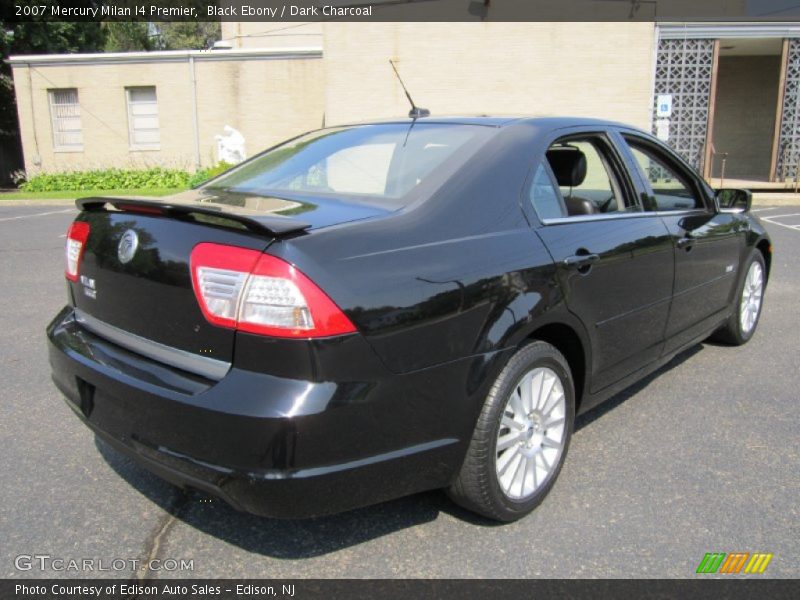 Black Ebony / Dark Charcoal 2007 Mercury Milan I4 Premier
