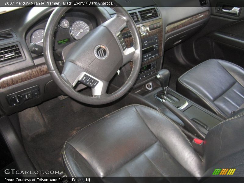 Black Ebony / Dark Charcoal 2007 Mercury Milan I4 Premier