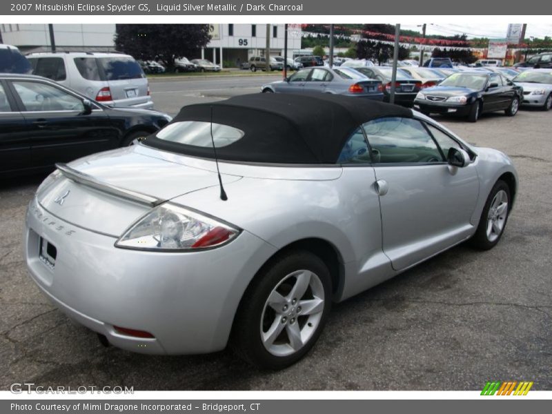 Liquid Silver Metallic / Dark Charcoal 2007 Mitsubishi Eclipse Spyder GS