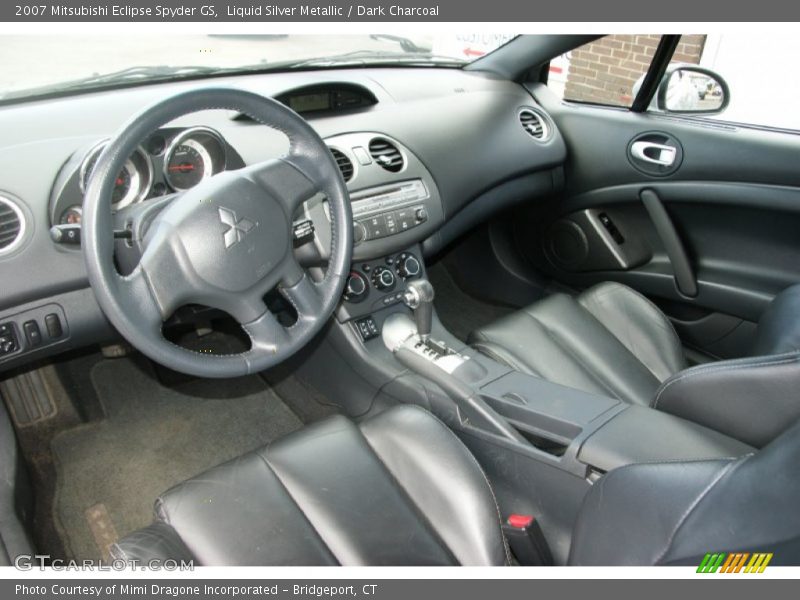Liquid Silver Metallic / Dark Charcoal 2007 Mitsubishi Eclipse Spyder GS